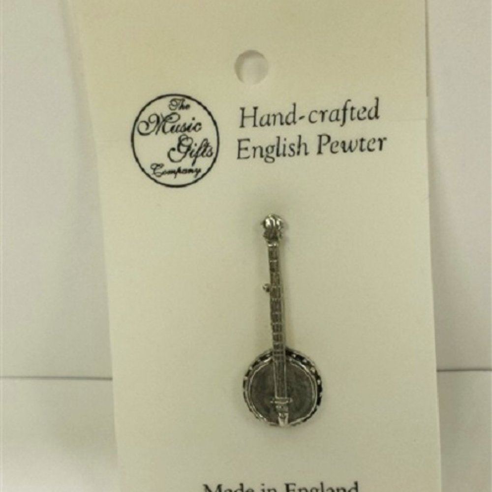 Banjo Pewter Pin